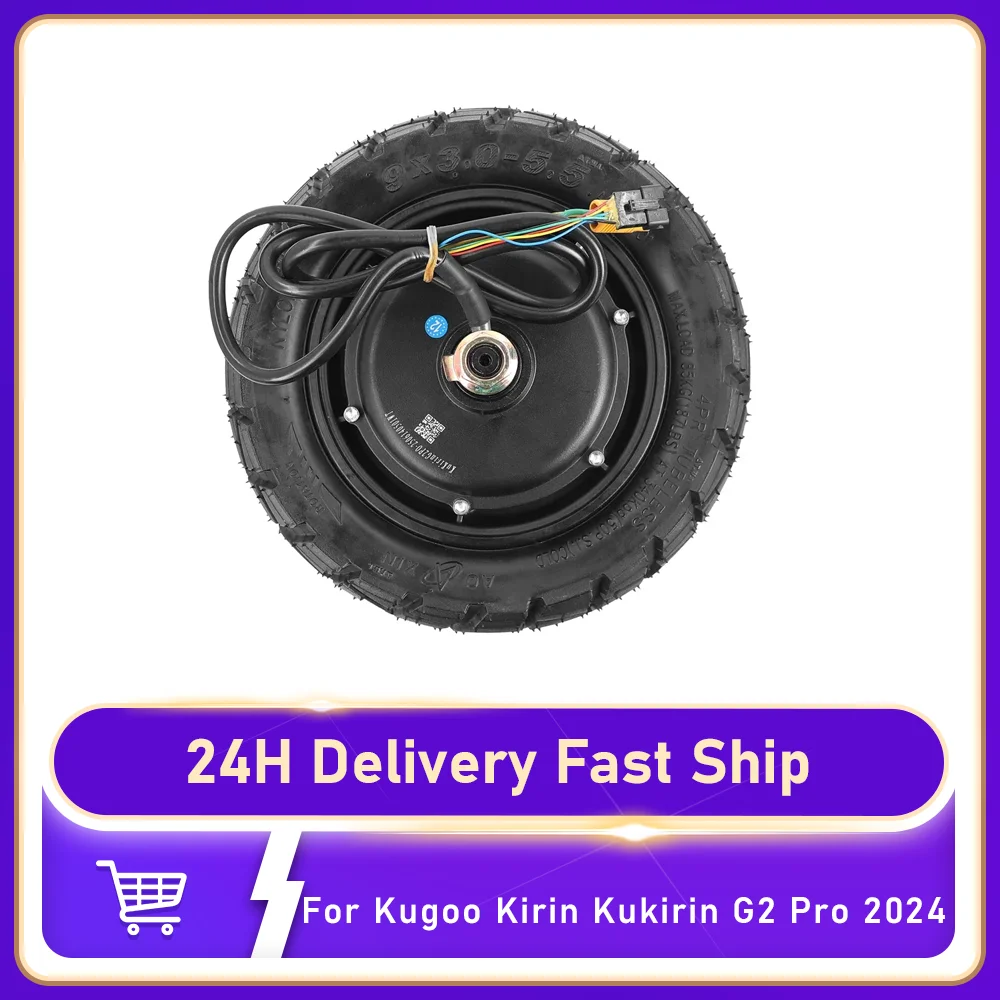

Мотор-колесо 48В 600Вт для электросамоката Kugoo Kirin Kukirin G2 Pro 2024, двигатель Aoxin 9×3.0-5.5