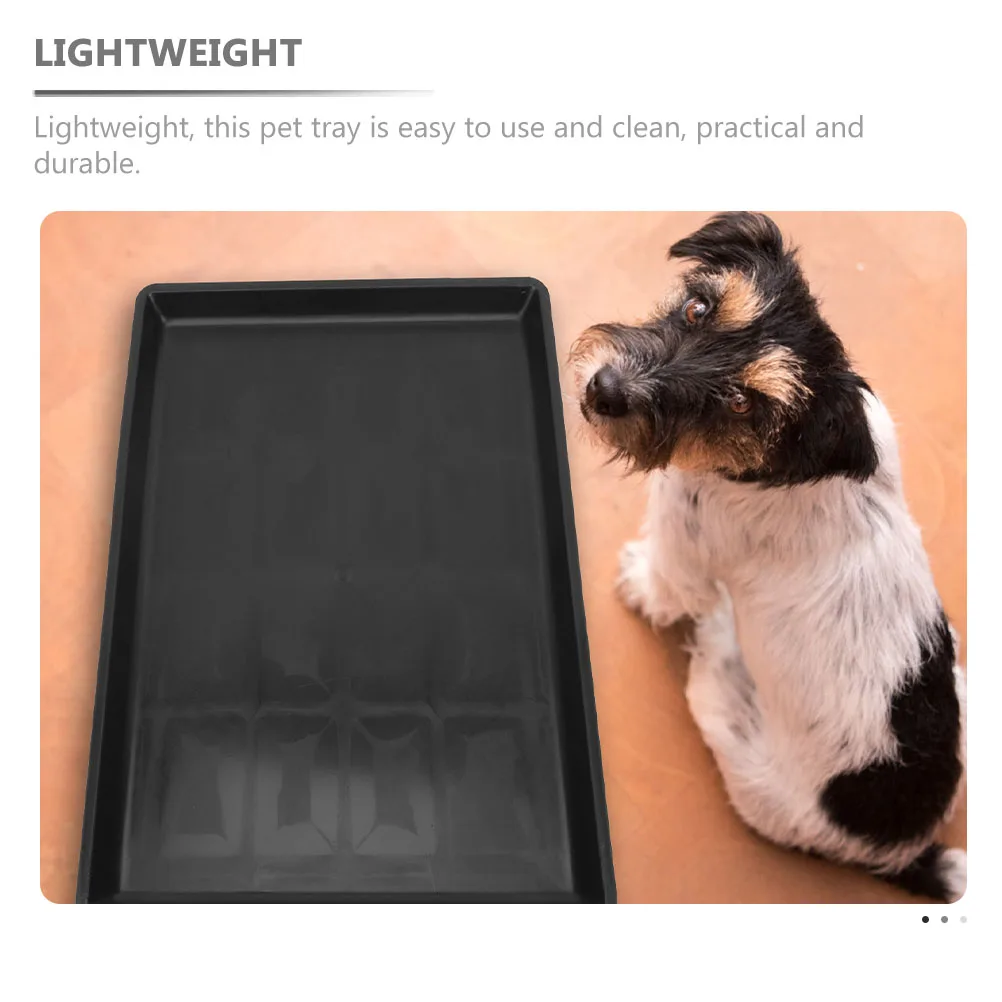 

2 Pcs Puppy Toilet Tray Dog Cage Poop Pedestal Training for Dogs Pet