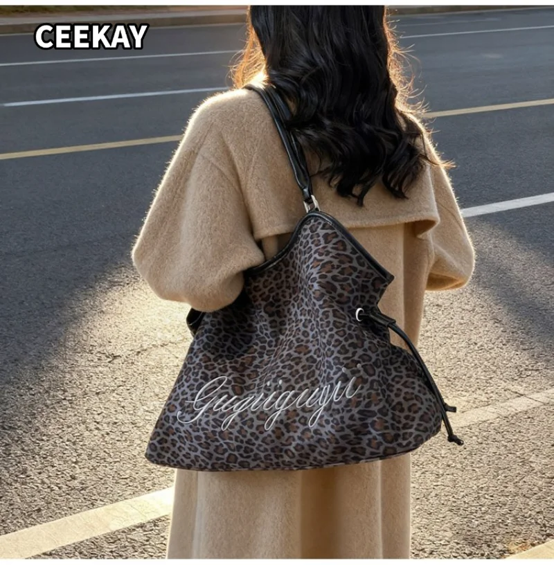 CEEKAY Women's Tote Bag Leopar - огляд і ціна Leatherwork Letters
