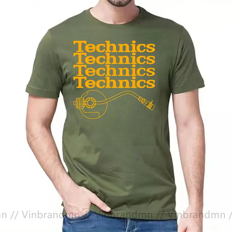 

Deejay Shirt Long Play tshirt Technics TurnTable Old School of Music T Shirt Men Vintage DJ Music T-shirt Fashion Tops Tee