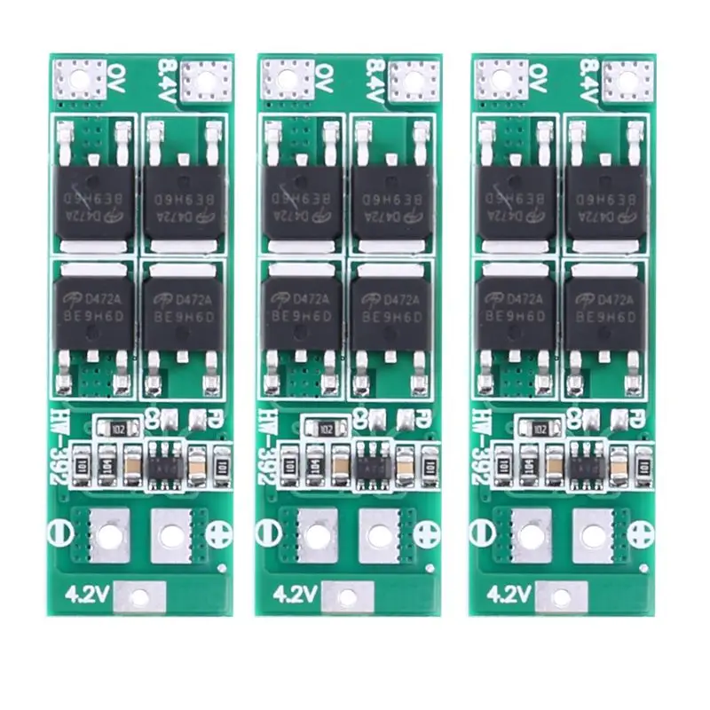 ABGI-3X 2S 20A 7.4V 8.4V 18650 Lithium-Batterie-Schutzplatine/BMS-Platine Standard – Detail 5