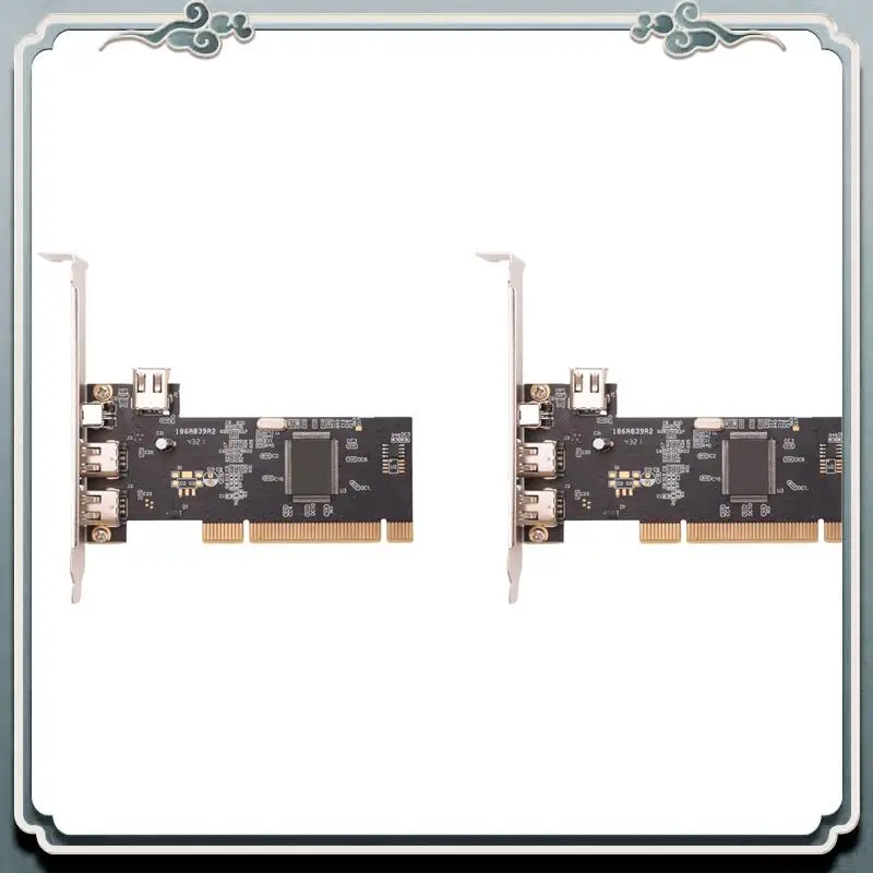 ABIJ-2X 3 Port IEEE 1394 Firewire Card PCI Firewire Adapter IEEE 1394 PCI Controller Card For Desktop PC