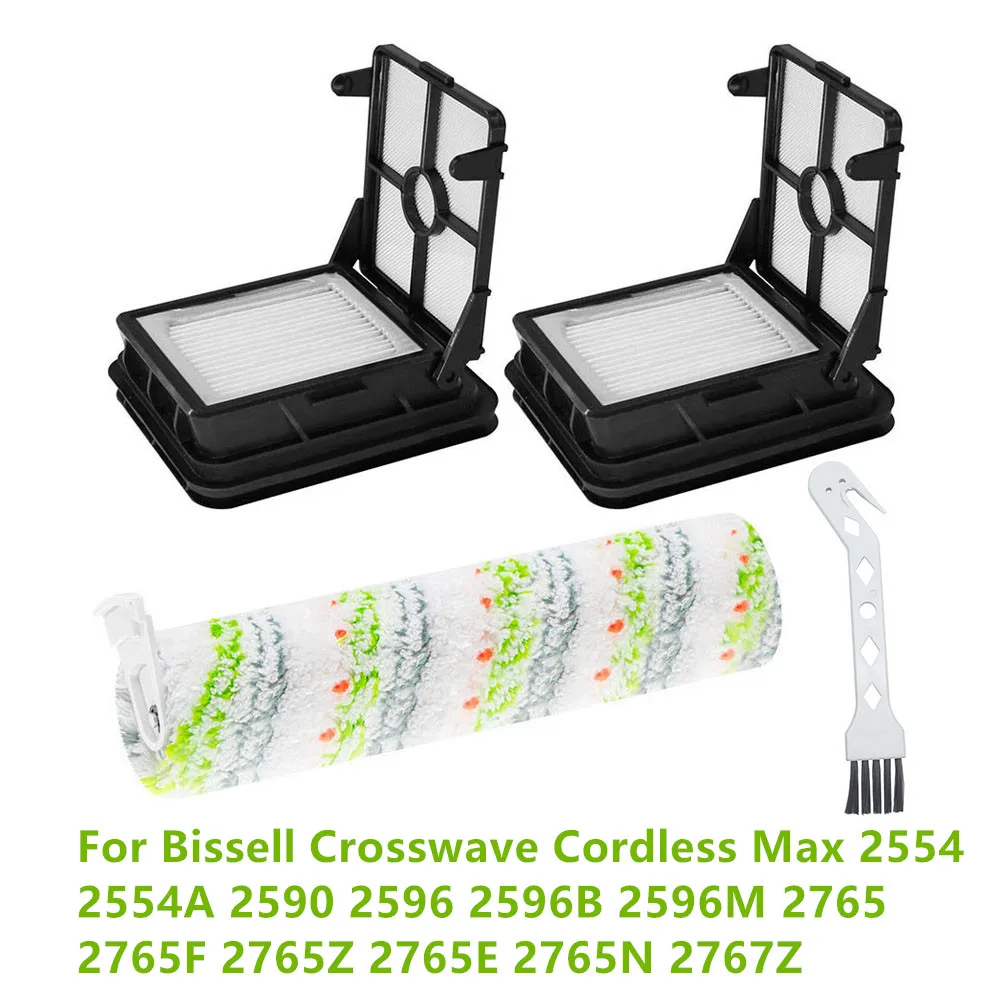 

Фильтр для основной роликовой щетки для Bissell Crosswave Wireless Max 2554 2554A 2590 2596 2596B 2596M 2765 2765F 2765Z 2765E 2765N 2767Z