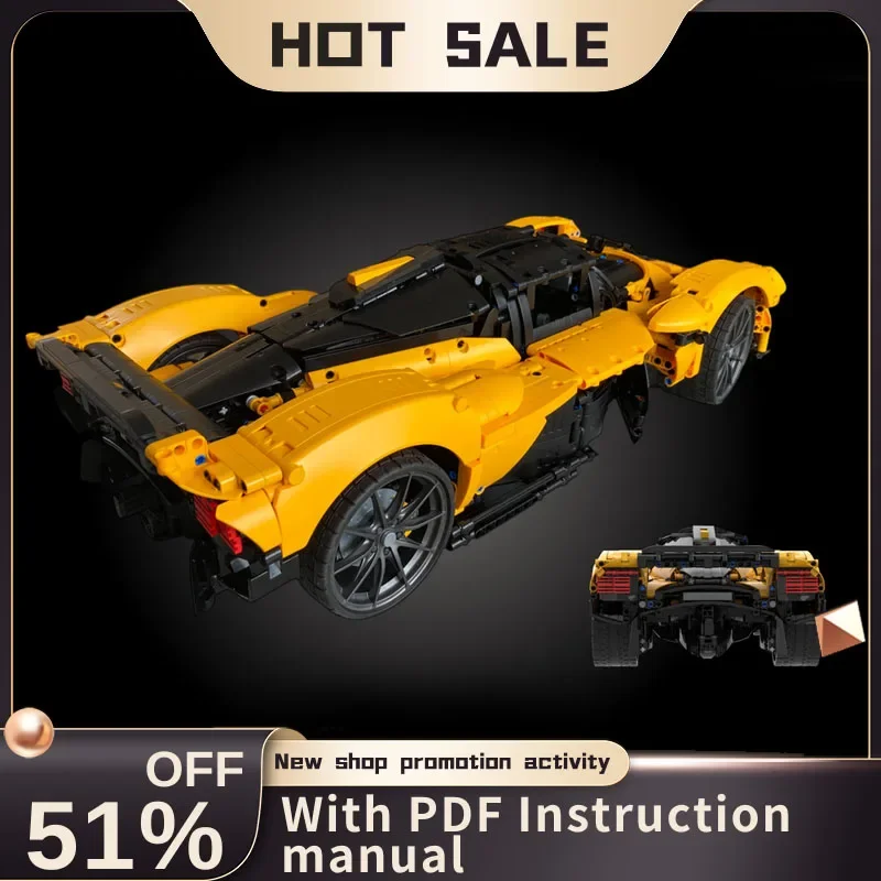 

New 3070Pcs Moc City Astoned Martin Off-Road Vehicle Speed Champion Model Diy Creative Ideas Toys Gifts Technology Custom Puzzle