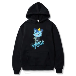 ItsFunneh Krew District Merch 후디, 긴팔 스트리트웨어, 남녀공용 후드 맨투맨, 하라주쿠 재밌는 옷