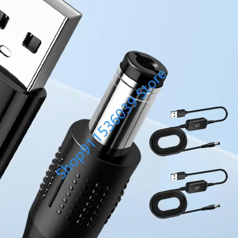 1/2/5/10pcs USB to DC5.5mm Charging Cable USB A Male to 5.5*2.1mm Connector 5V to 12V Power Supply Adapter for Wifi Router Fan S