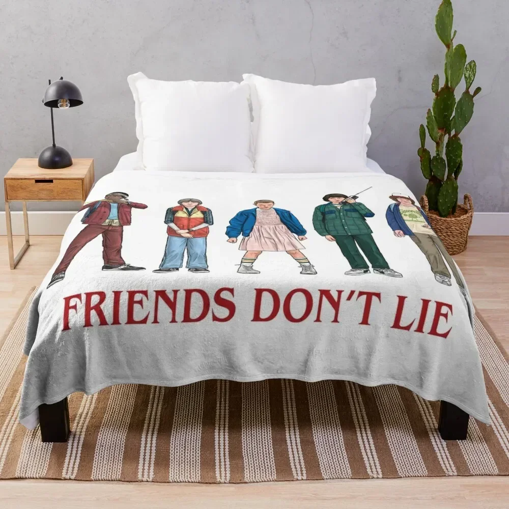 

FRIENDS DON'T LIE - 2016 Throw Blanket Thin Luxury Brand Decorative Beds Blankets