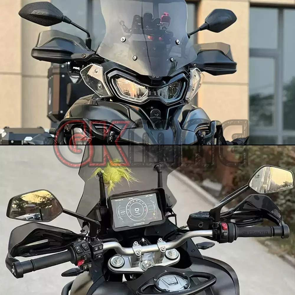 New Fit For QJMOTOR SRT 600 X SRT600X Motorcycle Modified Handlebar Hand Guards Hand Wind Shield Deflector Protector Accessories 2