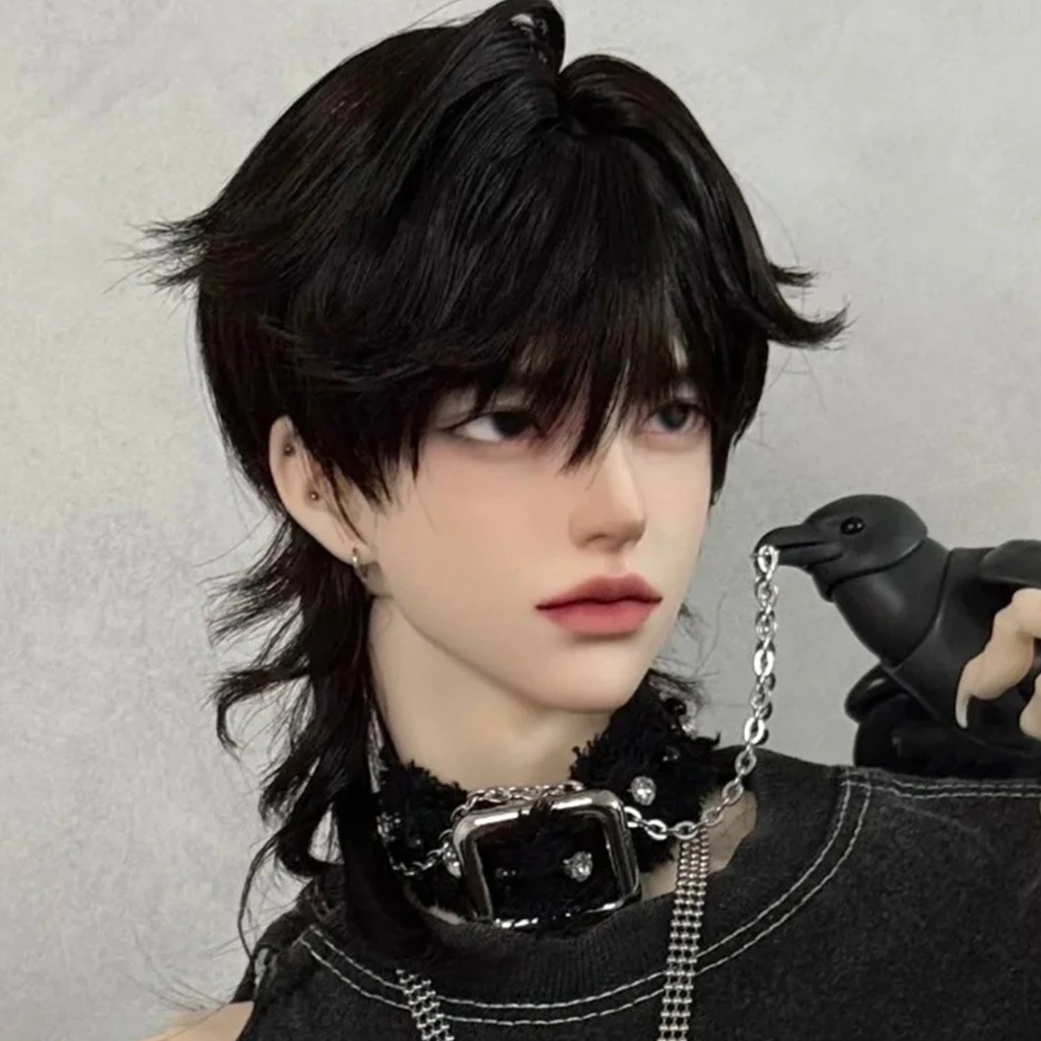Tus Ball Jointed Doll 1/3 Head Uncle Male Gentle and Cold Expression Unclothed Resin Figure