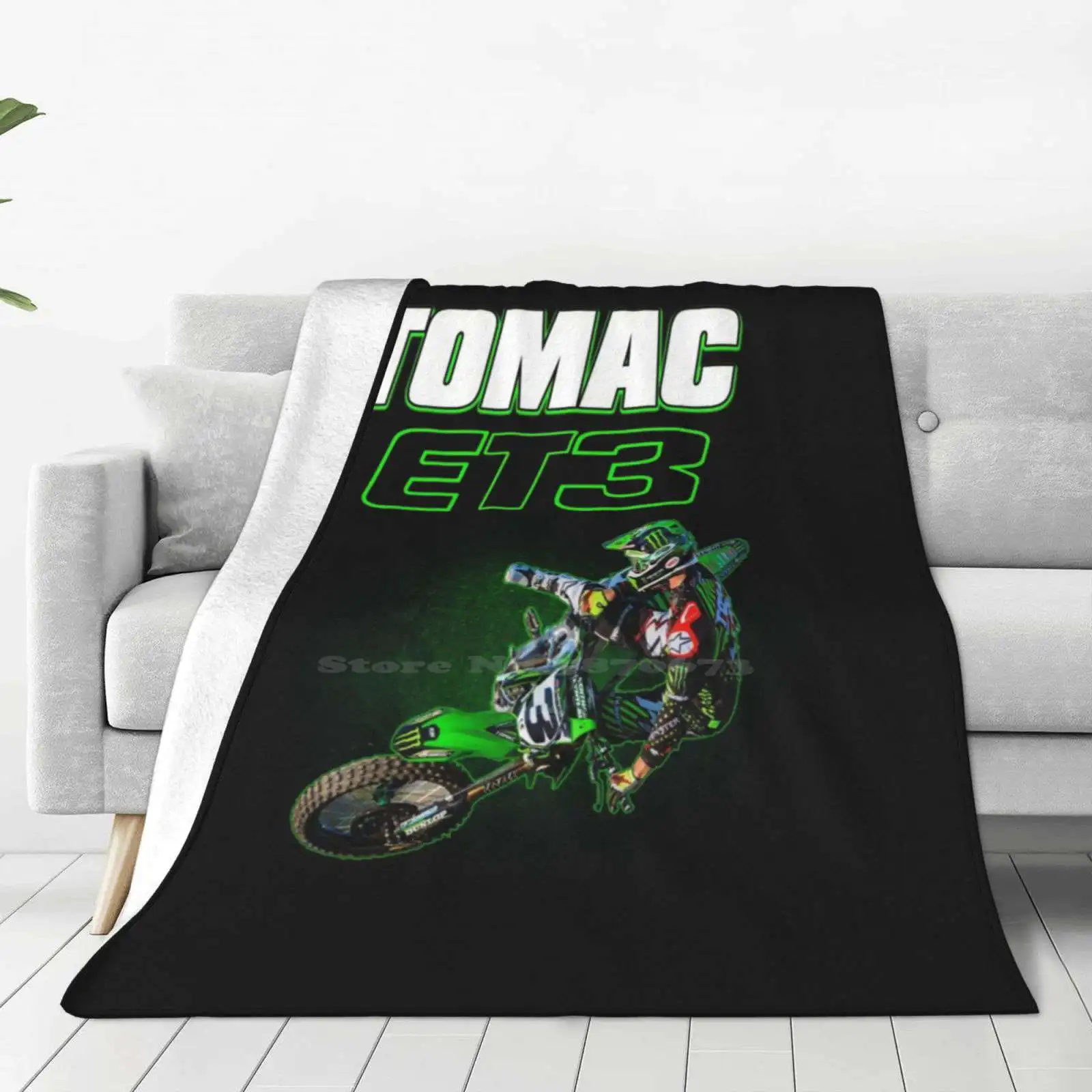 Motocross And Supercross Eli Et3 Tomac Low Price New Print Novelty Fashion Soft Warm Blanket Motocross Supercross Eli Et3 Tomac