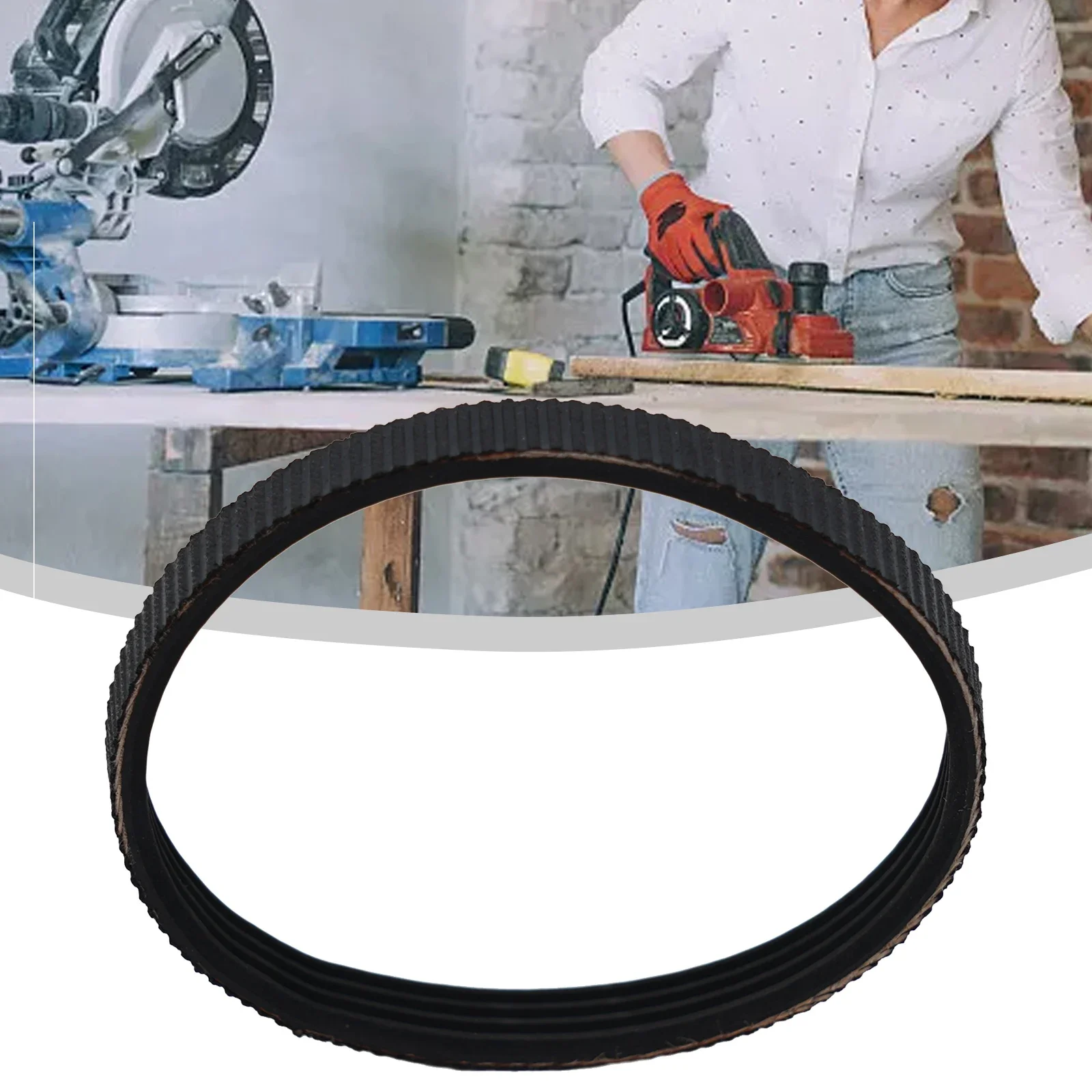 Quiet Rubber Drive Belt for 1900B 2250077 N1923B Electric Planer Durable Material Large Transmission Range