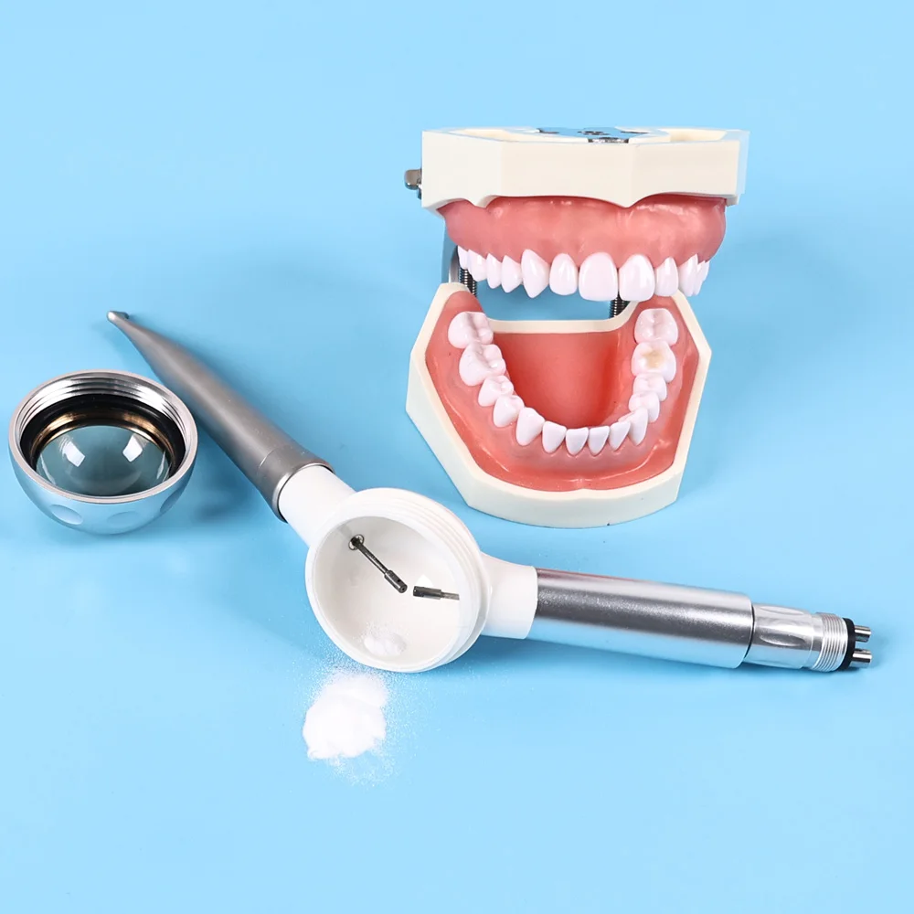 

ELIJAH 2/4 Holes Dental Air Polishing Polisher Quick Connector Sand Blaster Gun Air Polishing Handpiece Teeth Whitening