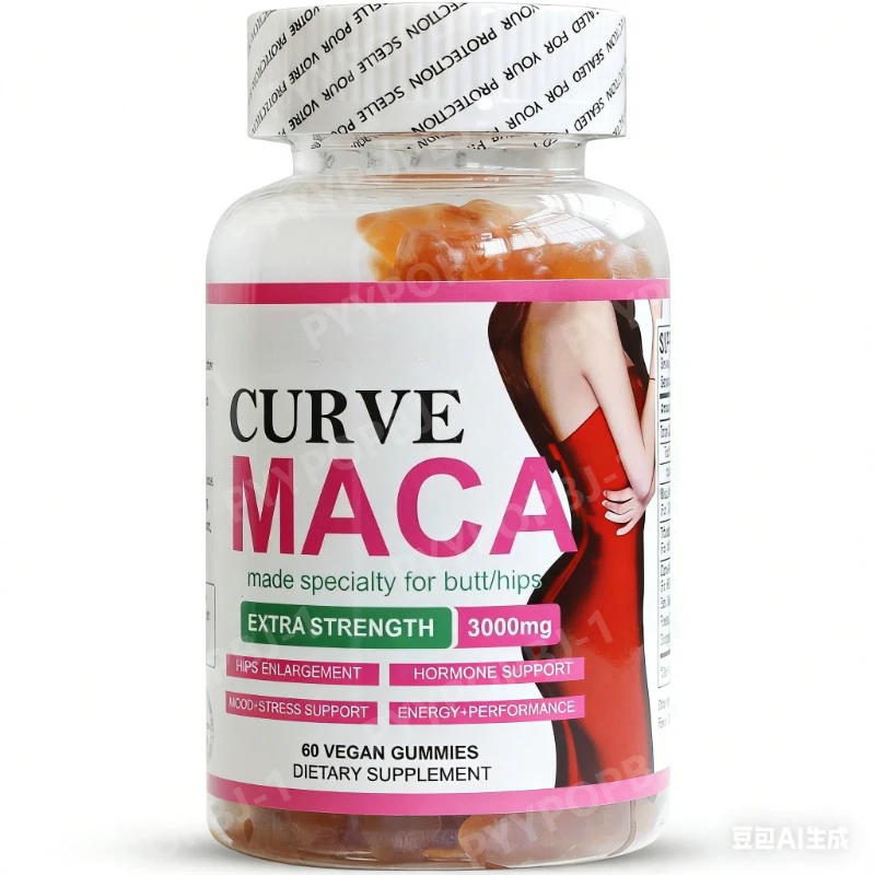 

Жевательные конфеты с корнем маки и травяной смесью, витаминный комплекс для поддержания энергии, жизненной силы и общего здоровья, 60 штук.