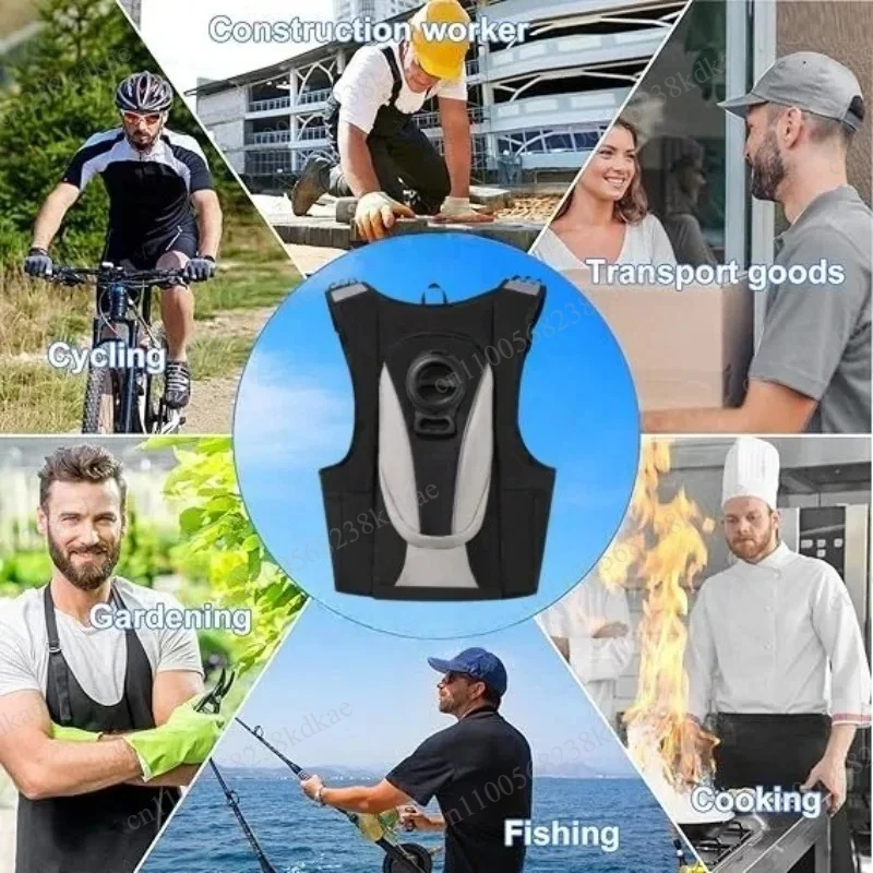 Fishing Vest - سترة تبريد صيفية بتدوير المياه للعمل