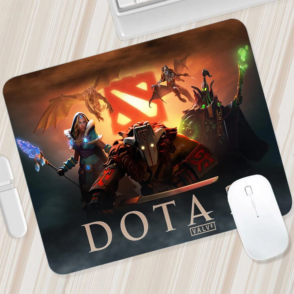 Dota 2 Small Mouse Pad Gaming Mousepad PC Gamer Mouse Mat XXL Computer Office Pad Silicone Keyboard Mat Desk Pad Laptop Mausepad