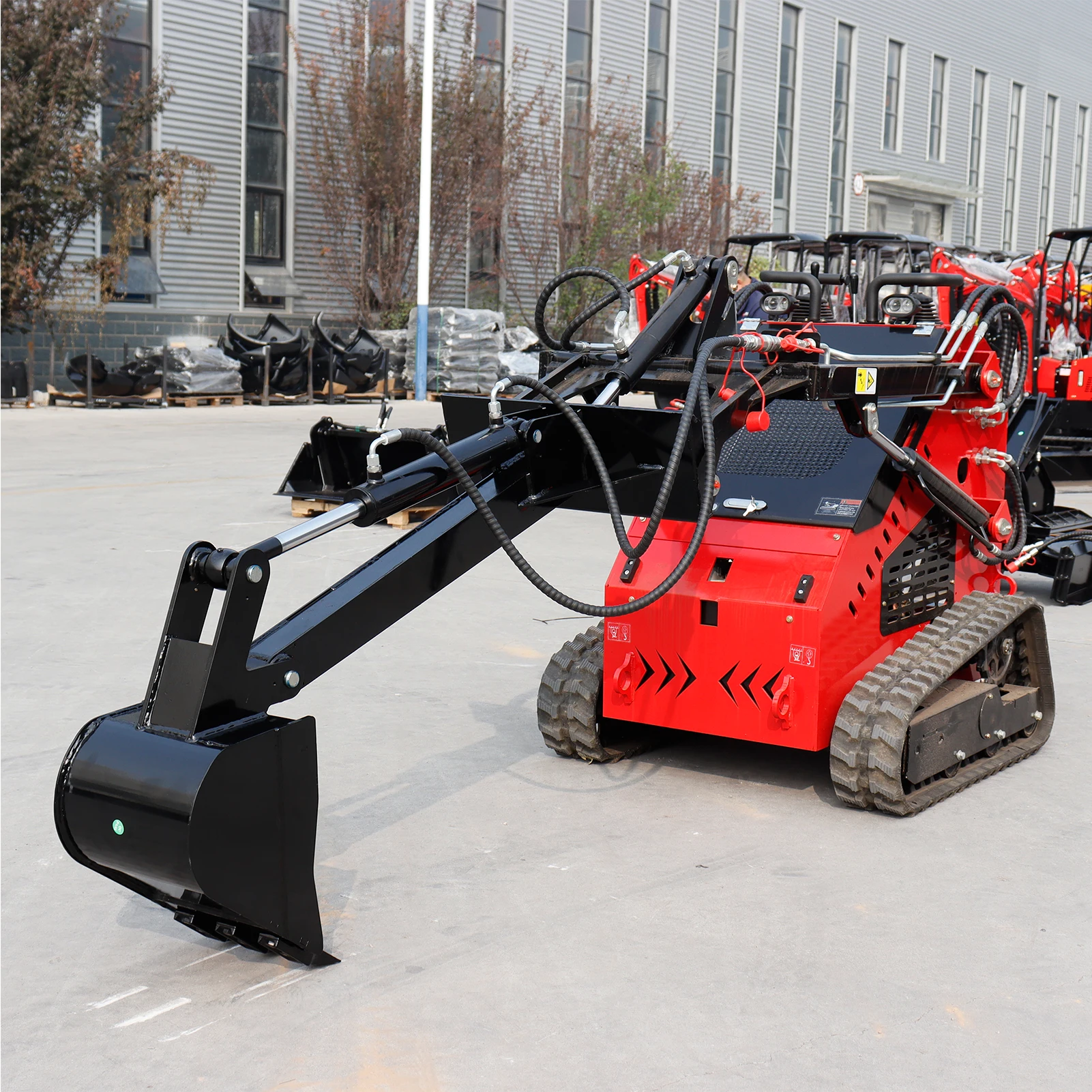 Acessório frontal de 12 polegadas em estoque dos EUA para mini skid steer loader escavadeira frete grátis