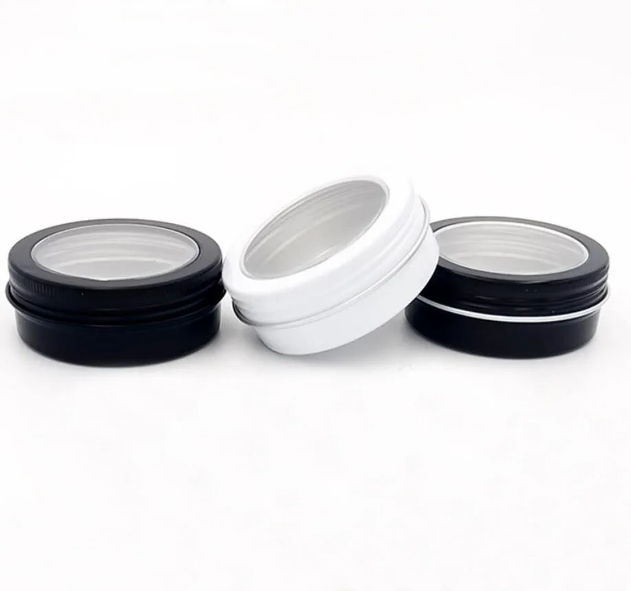 60G  silver aluminum jar bottle tin pot face cream mask wax moisturizer art nail gel serum skin care cosmetic packing