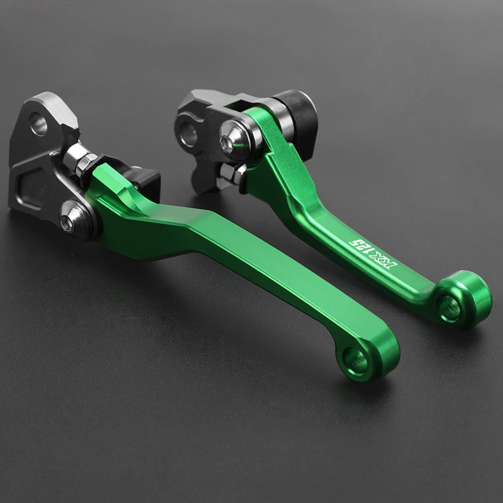 

KX125 Motorcycle Accessories Dirt Bike Pivot Clutch Brake Lever Handle Hand Grips FOR KAWASAKI KX 125 2001- 2005 2002 2003 2004