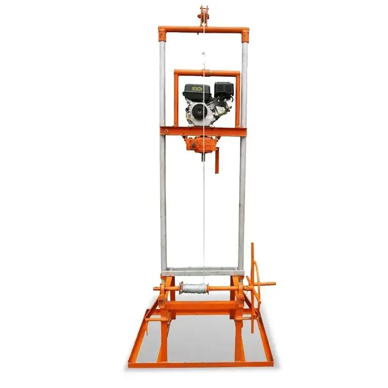 

Customized Lightweight Water Well Drilling Rig 80m Petrol Diesel Mini Manual Portable Borehole Drilling Machine For Sale