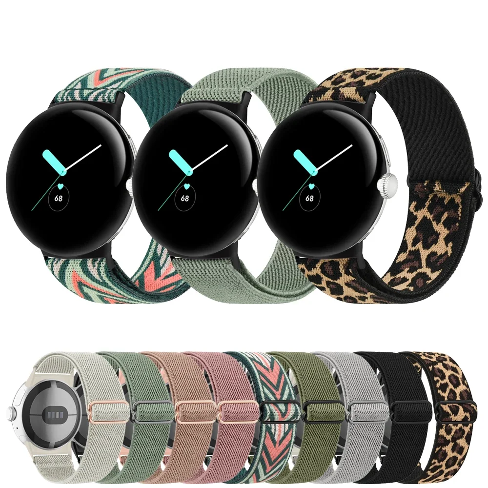 

Elastic Nylon Strap For Google Pixel Watch Band Watchband Adjustable Sport Wristband For Google Pixel Watch Strap Correa