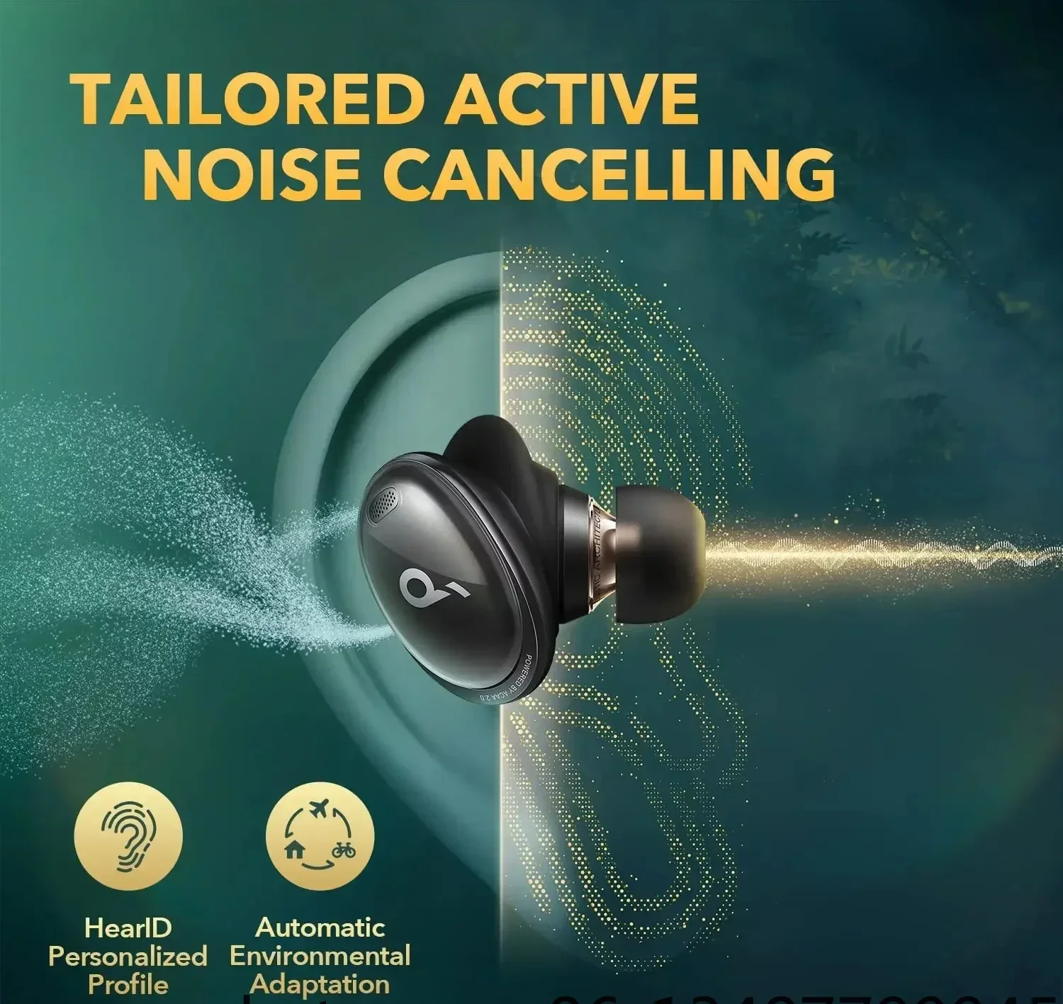 Anker Liberty soundcore 3 Pro noise cancelling earbud with ACAA 2.0 wireless earphone with Hi-Res audio headphone with 6 mics