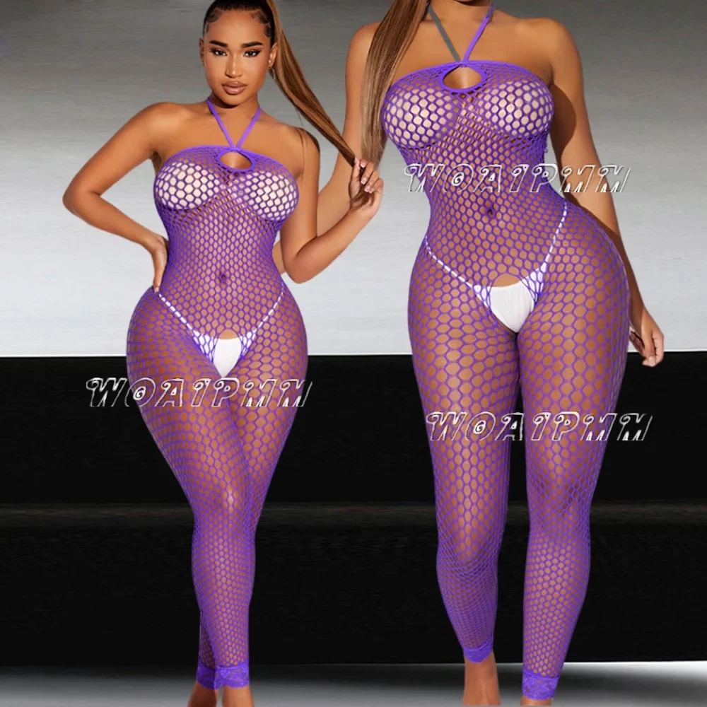 ชุดชั้นในเซ็กซี่ผู้หญิงเครื่องแต่งกายเครื่องราง Teddies Bodysuits ร้อนเร้าอารมณ์ชุดนอนชุดสูทความยืดหยุ่นตาข่าย Body Bodystocking Bodycon