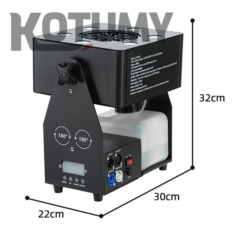 LED 4W RGBWバブルマシン ステージバブルマシン DJバブル 屋外結婚式に最適な高性能エフェクト