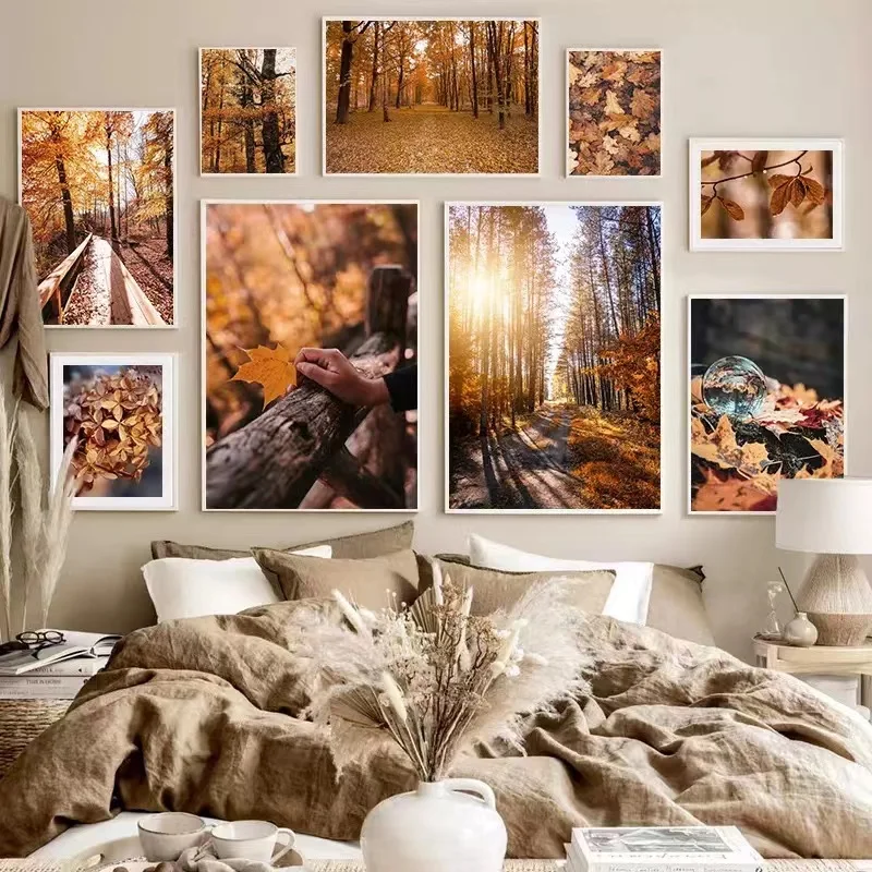 Mangrove Nordic Tourist Attractions High Definition Art Late Autumn Natural Landscape Wall Oil Painting Nordic Poster Picture