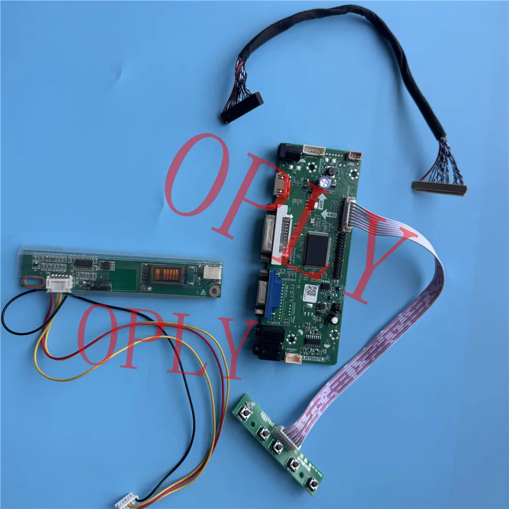 LED monitor DIY HDMI-compatible VGA DVI M.NT68676 Controller board kit for LP171WE2 LP171W02 1680X1050 17.1