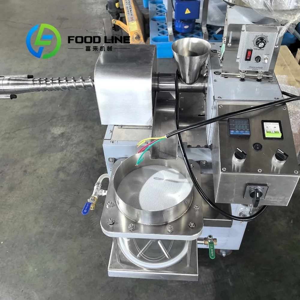 Automatic Avocado Copra Sunflower Sesame Walnut Cold Press Oil Extractor Expeller Presser Machine With Vacuum Filter