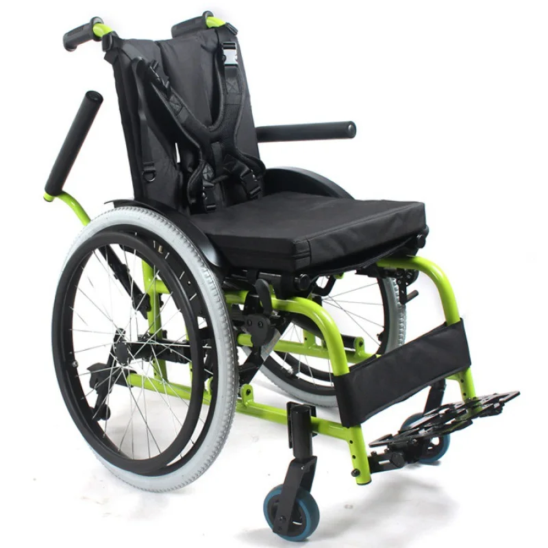 

Children Handicapped Disabled Aluminum Alloy Frame High Backrest Cerebral Palsy Wheelchair