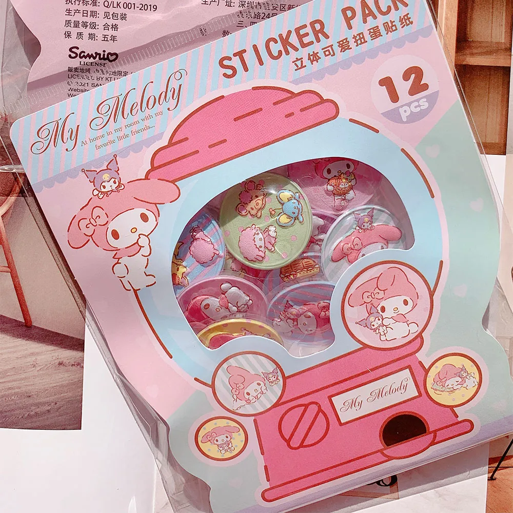 ملصق سانريو الأصلي هالو كيتي ماي ميلودي كتيب الديكور سكرابوكينغ القرطاسية اللوازم المدرسية هدايا الفتيات