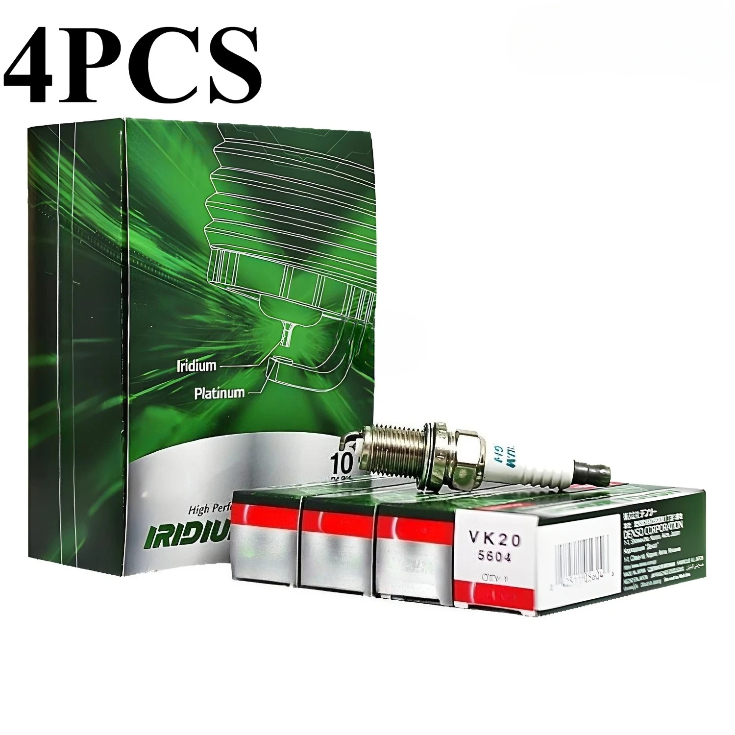 

4pcs VK20 5604 Iridium SparK Plug for Honda for Nissan PK20R-P8 SK20PR-F8 SVK20RZ11 ZK20R11 ZK20R13 12122158252