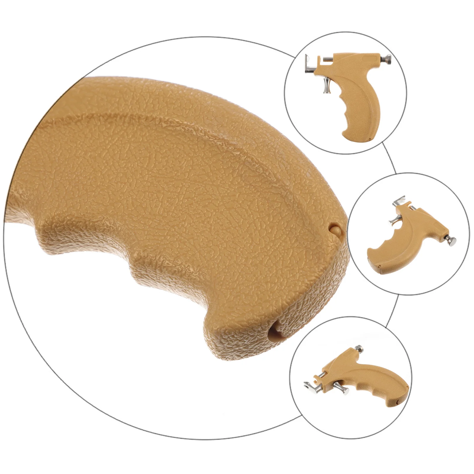 

1Set Ear Piercing Tool Blue Ergonomic Handle Anti-Rust Durable Smooth Action Ear Piercer Kit Professional Home Use Piercing