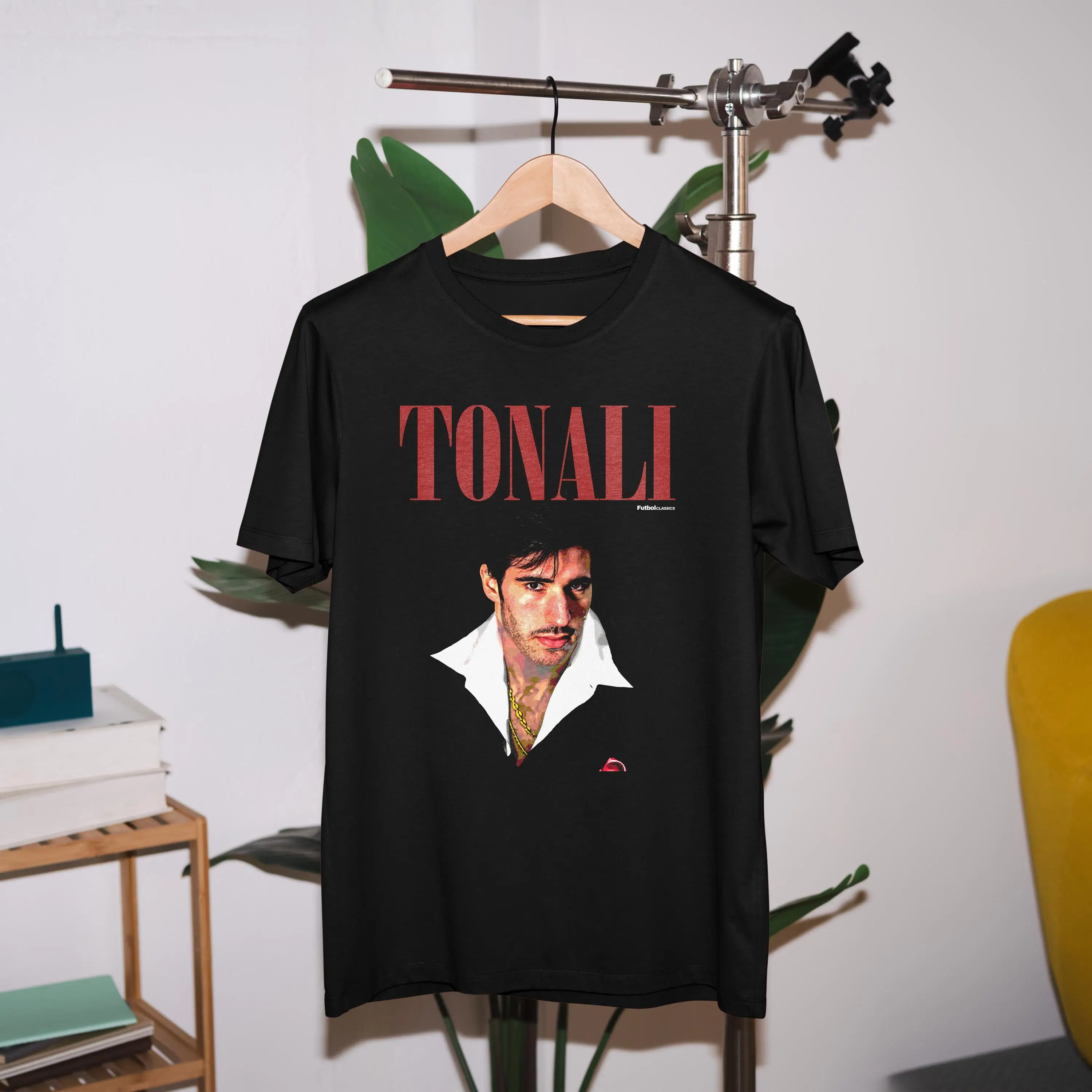 Camiseta estilo Sandro Tonali Scarface, camiseta Newcastle, camiseta Nufc Geordie, camiseta divertida de fútbol Newcastle United