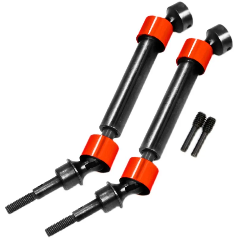 NEW 2Pcs Hard Steel Splined CVD Swing Driveshaft Axles For Traxxas 1/10 E-Revo Summit Revo 3.3 E-MAXX T-MAXX