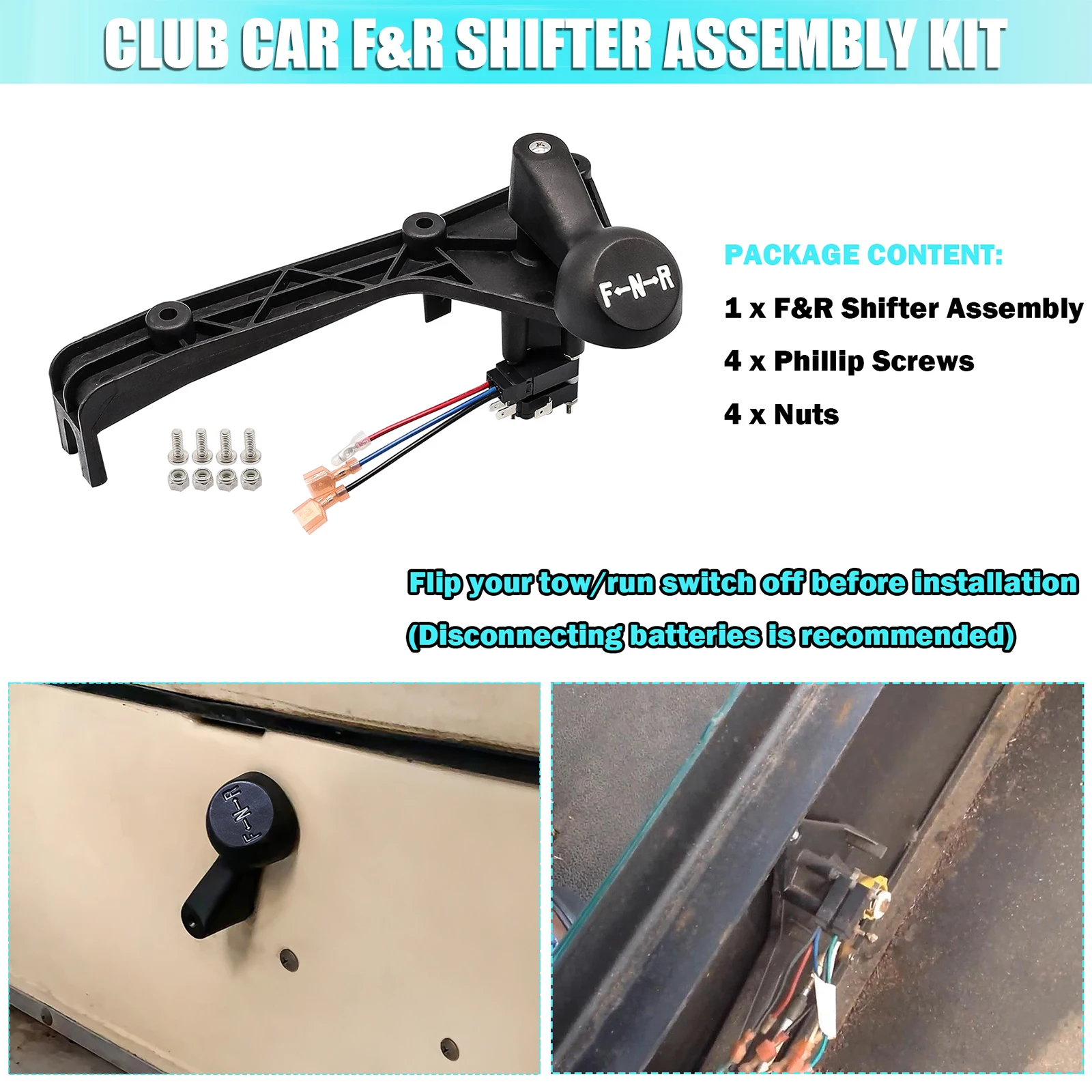 Набор для гольфа F & R Shifter Assemnly подходит для клубных автомобилей DS 1992 -up #1016947