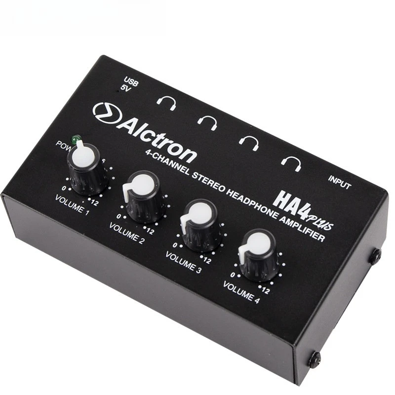 

Royi Store HA4PLUS Quad-way Mini Headphone Amplifier Quad-way Headphone Amplifier