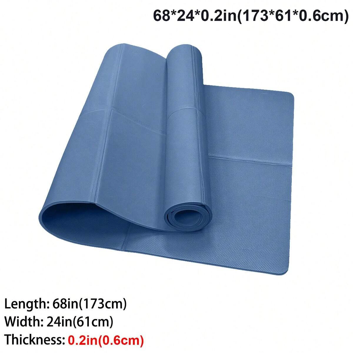 Faltbare Yogamatte, umweltfreundlich, EVA, faltbar, Reise-Fitness-Übungsmatte, 3 mm/4 mm/6 mm dick, für Yoga, Pilates und Bodentraining