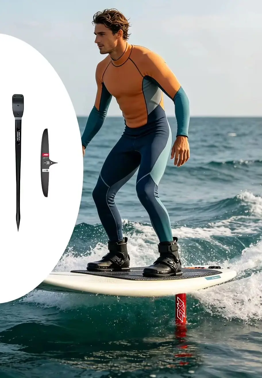 High Aspect 10.99 Pump PNG V2 1400 Carbon Front Wing Early Lift Endless Glide Flatwater  Hydrofoil Performance