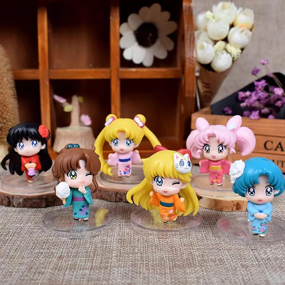 6PCS Anime Sailor M…
