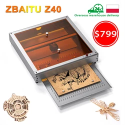 ZBAITU Z40 Laser Power 130W Laser Engraver With Air Assisted 20W Laser Module All-in-one Laser Engraving and Cutting Machine