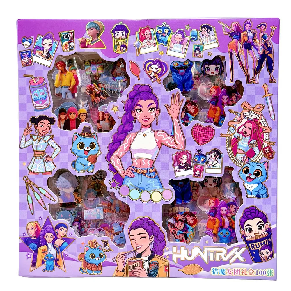 100PCS Girls Group Theme Stickers Anime Waterproof Vinyl Decals for Laptop Water Bottle Skateboard Phone Gift for Fans