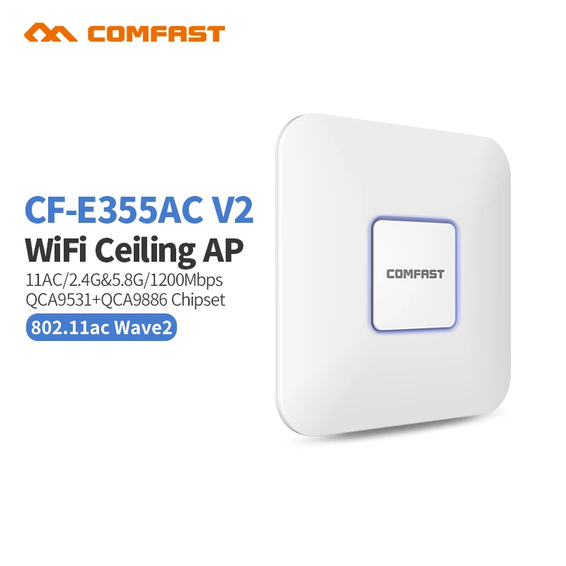 2.4Ghz+5.8G 1200Mbps High Power Wifi Router Indoor Ceiling AP Open DD WRT Wi-fi Access Signal Booster Range Extender AmplifierAP