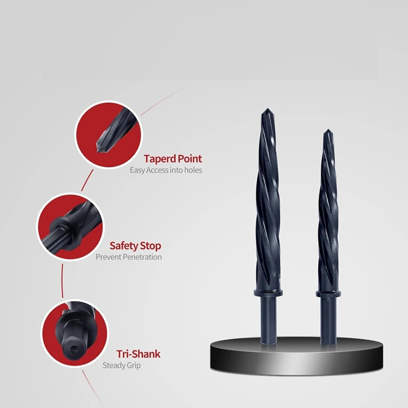 مخرطة بناء دقيقة متناسقة ومكبرة ، مطلية بـ alcrs ، M2 HSS ، عرقوب Tri ، 7 "، 8"