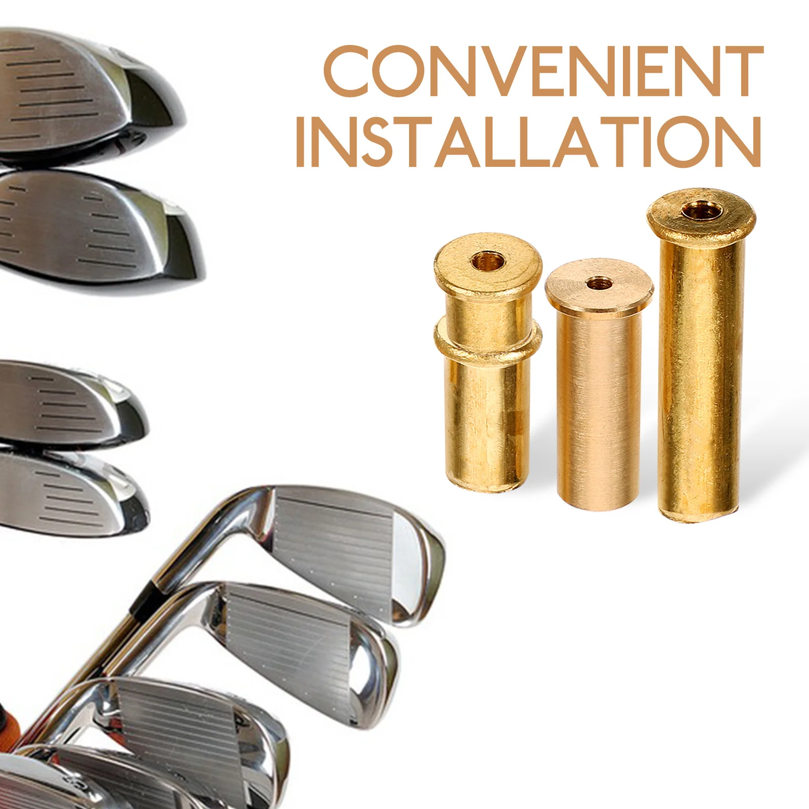 

4pcs Golf Club Counterweights Copper Golf Club Extension Parts For Improved Stability Accuracy Shaft Accessories