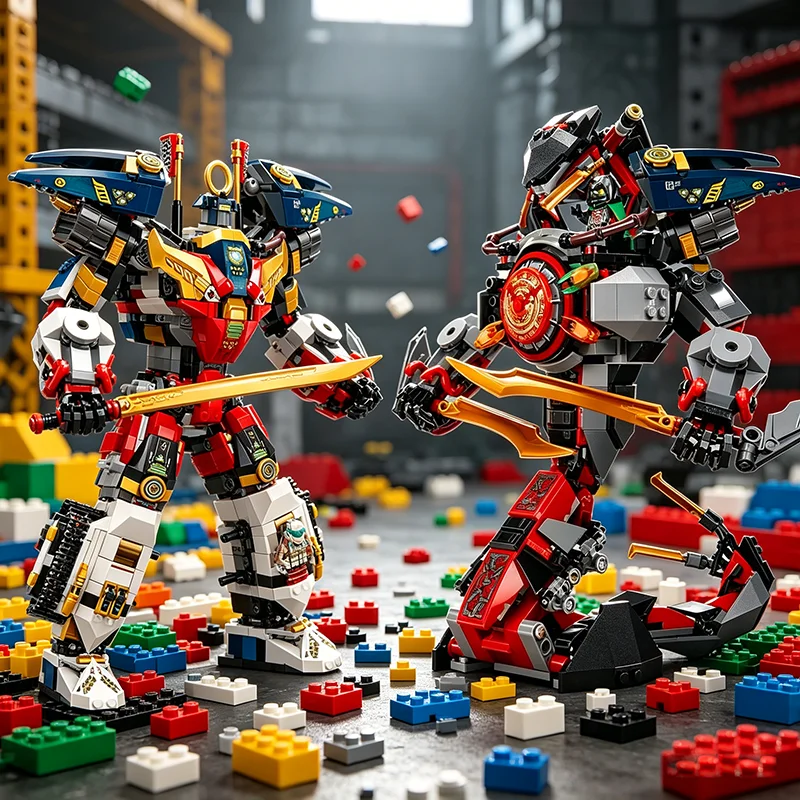 

Mecha super combination Mecha building block model building block toy gift