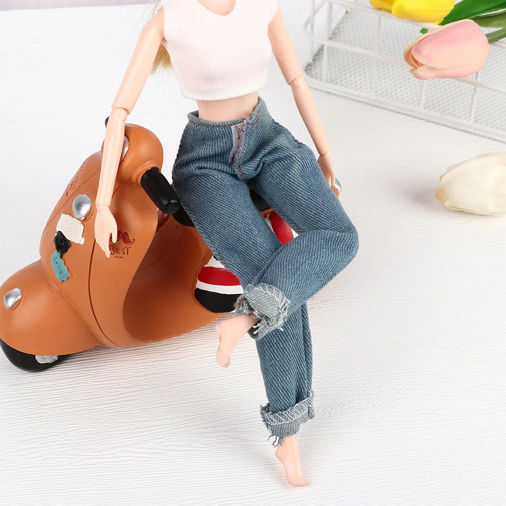 High Quality 1/6 Male Doll Clothes Jeans Pants For Ken Doll Trousers Boyfriend Ken Prince Male Doll Casual Wear Doll Accessories