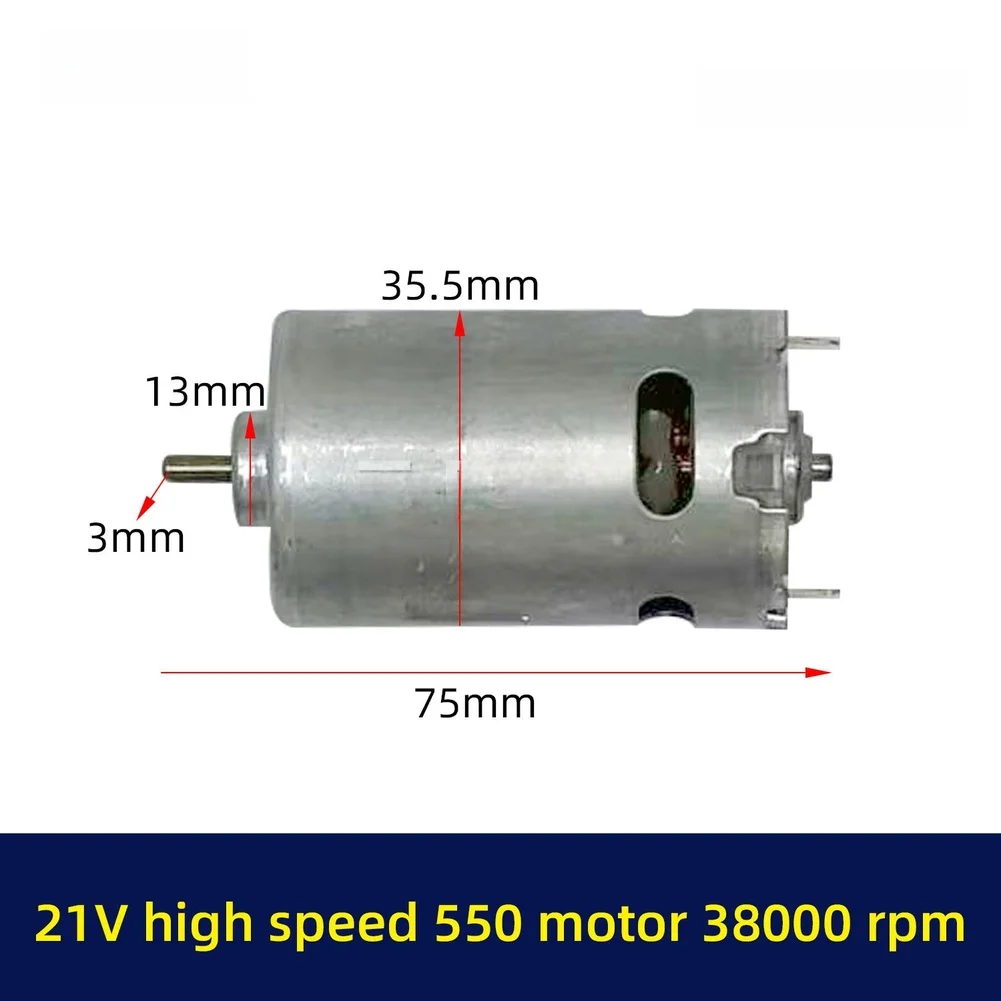 Electric Power Motor 550 Brushless Motor For High Applications Long-lasting Durability Brushless DC Technology
