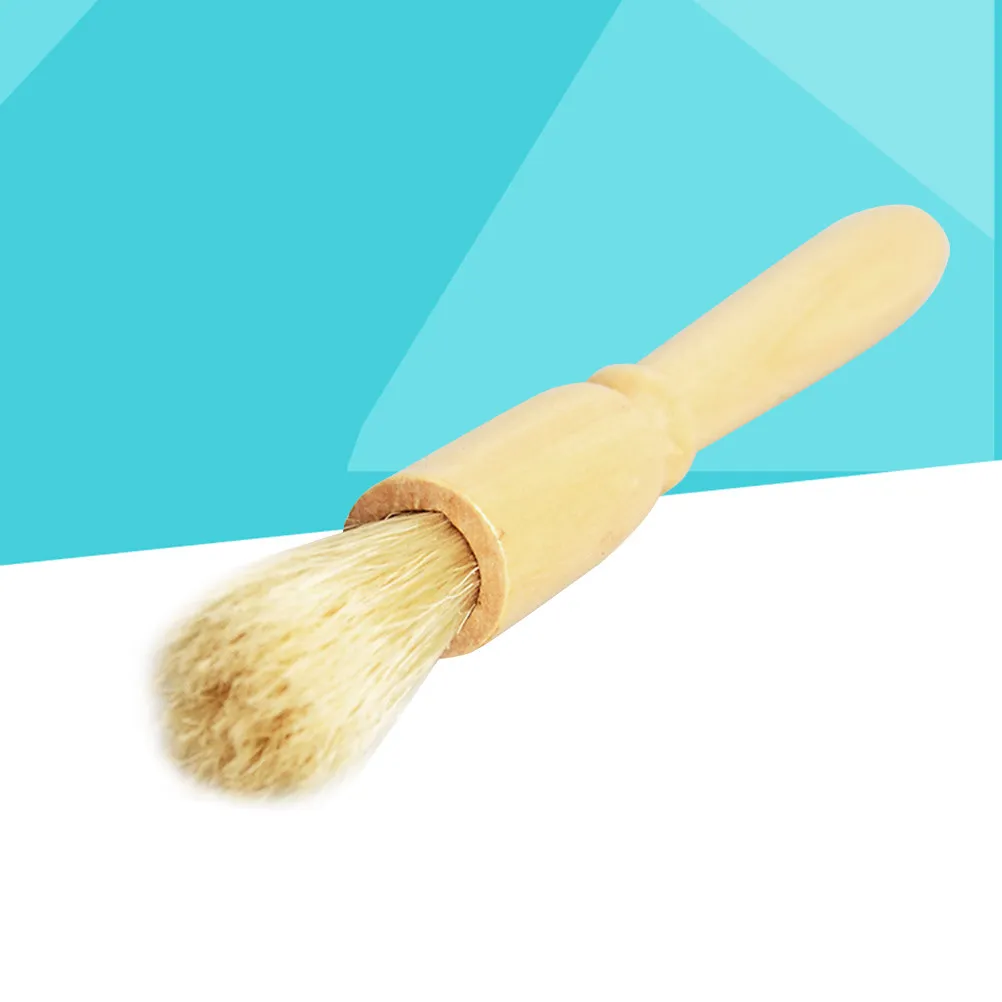 Heavy Duty Coffee Machine Cleaning Brush Natural Wood Handle Dense Bristles Designed for Grinder Portafilter and Espresso